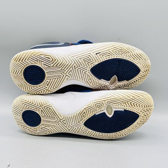 Nike Shoes Mens 6 Blue Red Kyrie Flytrap 3 Zoom Basketball Athletic Sneakers - Picture 9 of 11